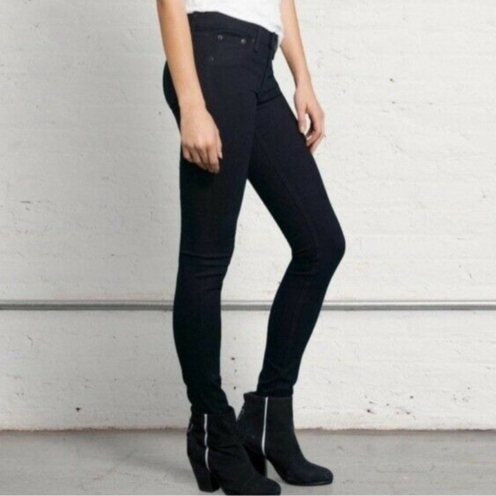 Rag & Bone Leggings Midnight Jeggings Stretchy Dark Size 27